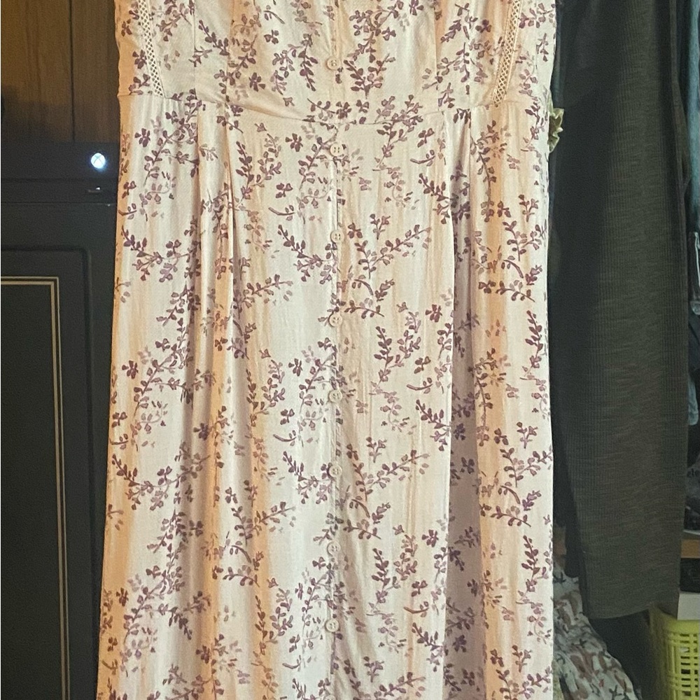 Floral Print Midi Dress